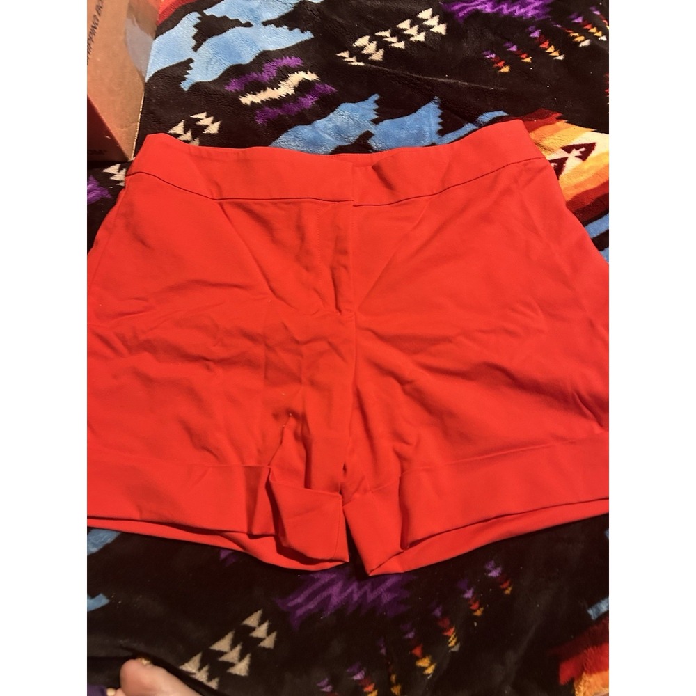 Gibson x Latimer Women's Size 6 Red Tailored Dress Shorts Flat Front